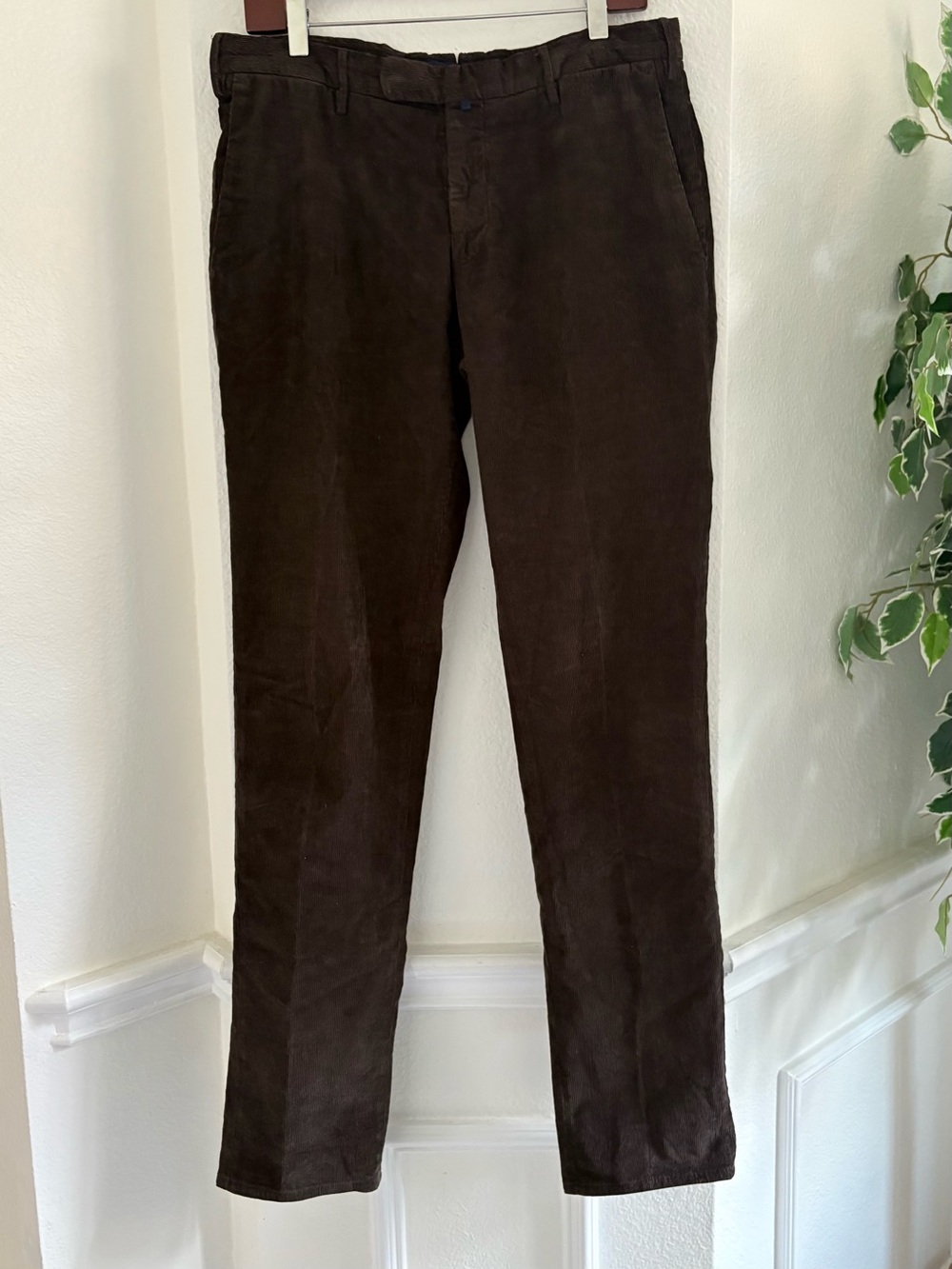Incotex Brown High Confort Corduroy Pants